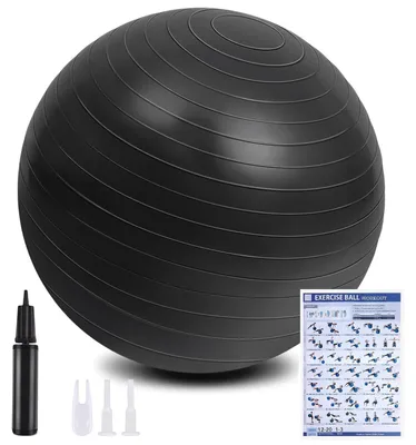 Obrázok produktu pre Tréningová lopta – Antiprotrhávacia joga lopta pre fitness a pilates (55 až 65 cm)