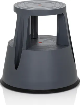 Produktbild von hjh OFFICE Tritthocker TIO-M I Kunststoff Tritt Hocker, Elefantenfuß, Trittstufe bis 150 kg belastbar, Höhe 43.0 cm