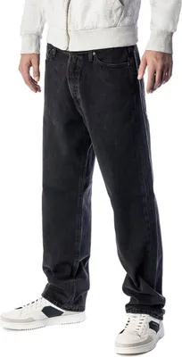 Produktbild von JACK & JONES Loose Fit Jeans Eddie, Farbe:Black Denim / Schwarz, Hosengröße:W29/L34