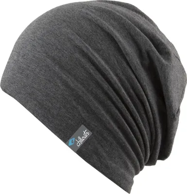 Produktbild von Chillouts dünne uni Longbeanie Strickmütze Acapulco mit UV-Schutz 50+, grau, Gr. Einheitsgröße