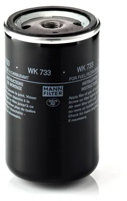 Produktbild von Kraftstofffilter MANN-FILTER WK 733 für VOLVO A-Series Anschraubfilter