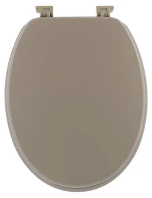 Produktbild von Wc-deckel mdf 18 zoll kunststoffbefestigungen - taupe - Tendance