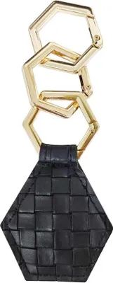 Produktbild von Reise Magnetische Taschenclip - Pentagonförmige Kunstleder Magnetische Hütenclip - Schwarz Rhombusförmige Hütenclip