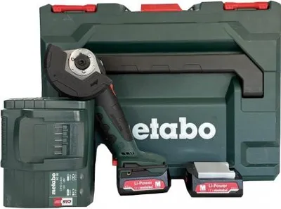 Produktbild von Metabo PowerMaxxCC12BL Akku-Winkelschleifer 76mm 2x2Ah 12V Li-Ion mit metaBOX