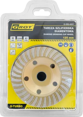 Immagine prodotto di Disco Diamantato G-Turbo 125 Mm
