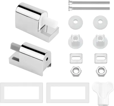 Immagine prodotto di Supporto per sedile WC con cerniere Softclose - 2 pezzi - ABS