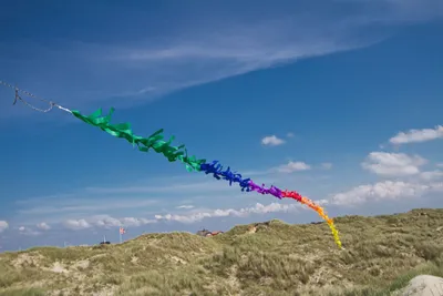 Produktbild von HQ Drachenschwanz Fransenschwanz Rainbow