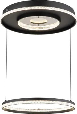Produktbild von Globo Lighting Hängeleuchte Metall schwarz matt, LED