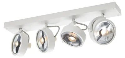 Immagine prodotto di KALU CW, plafoniera per interni a parete e a soffitto, quadrupla, QPAR111, bianca, 4x75W
