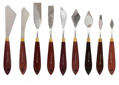 Produktbild von Set von Malmessern und Malspachteln für Künstler, 9-teilig