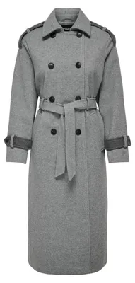 Produktbild von ONLY Damen ONLIRMA Life Trenchcoat OTW Mantel, Grau, L
