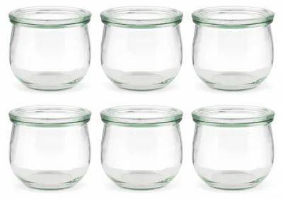 Productafbeelding van APS 82354 Glas mit Deckel, Tulpen-Form, 580 ml, 6er Set