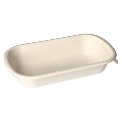 Produktbild von 50 Schalen, Zuckerrohr "pure" 750 ml 4,4 cm x 13,4 cm x 22,9 cm weiss