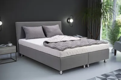 Produktbild von Polsterbett Schlafzimmerbett MADIN 160x200cm Komplettset
