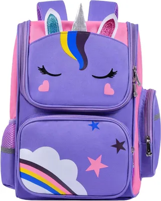 Produktbild von Kinderrucksack – Schulrucksack für Mädchen – für den täglichen Gebrauch – wasserdichtes Design – 36 x 28 x 16 cm – mehrfarbig