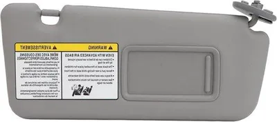 Produktbild von Sonnenschutz für Auto - Verlängerter Spiegel - Schutz vor Sonnenlicht - Mit Make-up Spiegel - 41 x 21 x 6 cm