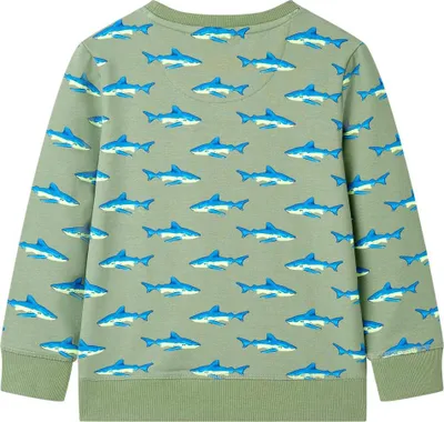 Image de vidaXL Sweatshirt pour enfants Kaki clair 104