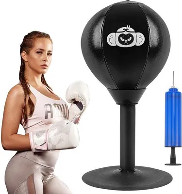 Produktbild von Ibenzoa® Punching Ball-Tischmodell mit starken Saugnäpfen zur Stressreduktion und einfacher Nutzung