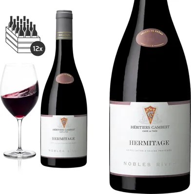 Produktbild von 12er Karton 2017 Hermitage rouge von Cave de Tain - Rotwein