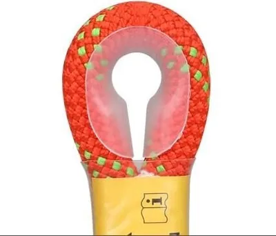 Obrázok produktu pre Bezpečnostné lano s očkami - 100 cm, oranžové