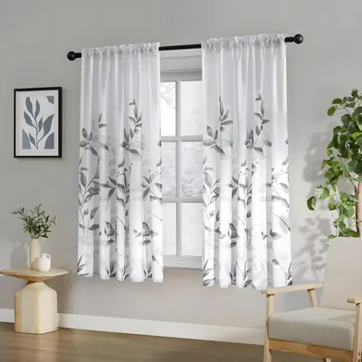 Obrázek produktu pro Zatemňovací závěsy – bílé, 140 x 220 cm, 2 kusy