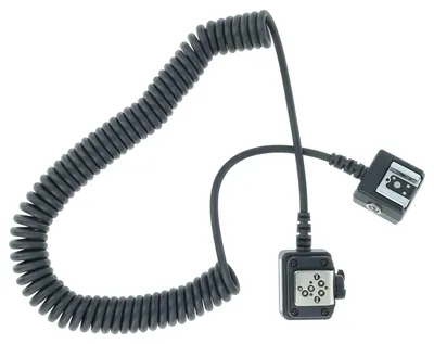 Produktbild von vhbw TTL Blitzkabel kompatibel mit Nikon D300, D200, D40, D300s, D5100, D5200, D100, D4, D60, D3200, D3, D3X Kamera, Blitzgerät - Synchronkabel, 150cm