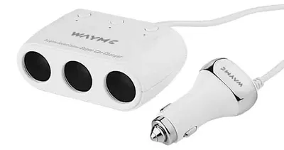 Obrázok produktu pre Rozdeľovač zásuviek USB QC3.0 a Auto-ID