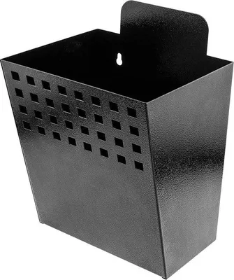 Produktbild von Metallischer Wandhalter für Zeitschriften und Zeitungen - schwarz