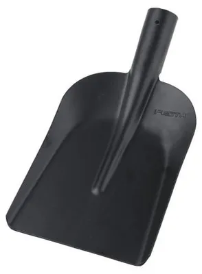 Obrázek produktu pro Lopata úzká černá 19x27cm s násadou kolínko 61054
