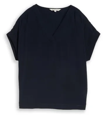 Produktbild von Loose Fit Bluse mit V-Ausschnitt
