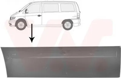 Produktbild von VAN WEZEL 3078171 Autotür Reparaturblech äusserer Teil unterer Teil Links passend für MERCEDES-BENZ VITO Bus (638) V-Klasse (W638/2) VITO Kasten (638)