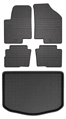 Immagine prodotto di Tappetini gomma SolidPRO + bagagliaio per Kia Soul I 2013- L 5 pezzi