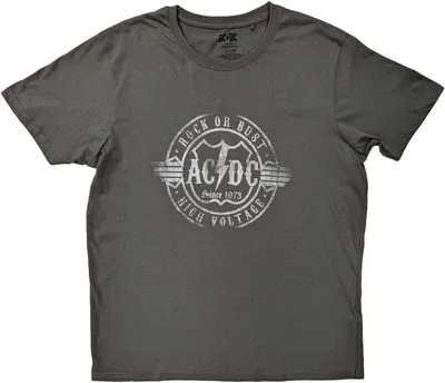 Produktbild von AC/DC - "Rock Or Bust" T-Shirt für Herren/Damen Uni RO5817 (M) (Anthrazit)
