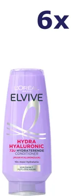 Produktbild von 6x L'Oreal Elvive Cremespoeling 200 ml Hydra Hyaluronic