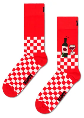 Produktbild von Happy Socks Wine And Dine Crew-socken Rot EU 41-46 Mann Rot EU 41-46