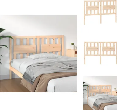 Produktbild von vidaXL Kopfteil 125,5x4x100 cm Massivholz Kiefer -  Kopf- & Fußenden