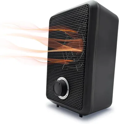Produktbild von Ventilatorheizung – Heizpaneel – Schnelle Wärme – Energieeffizient – Kompakt – Schwarz