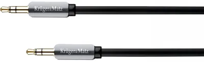Imagen del producto de Cable auxiliar de 3,5 mm (mini-conector) KrugerMatz, tipo espiral, de 1,5 metros