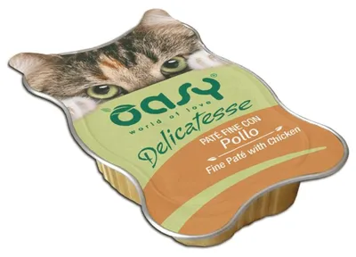 Produktbild von OASY Delicatesse Fine paté with Chicken - nassfutter für Katzen - 85g