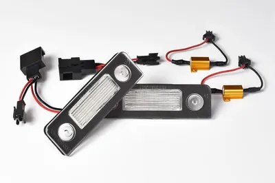 Für Skoda Octavia II 1Z Facelift / Roomster 5J 2x LED Kennzeichenbeleuchtung in der Farbe von Goingfast