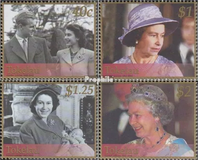 Produktbild von Briefmarken Tokelau 2002 Mi 312-315 (kompl.Ausg.) postfrisch Thronbesteigung Elisabeth II.