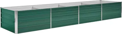 Obrázek produktu pro vidaXL Zahradní zvýšený záhon z pozinkované oceli 320x80x45 cm zelený