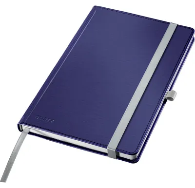 Produktbild von Leitz 44861069, Einfarbig, Blau, A5, 80 Blätter, 100 g/m², Kariertes Papier