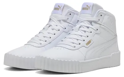 Produktbild von Puma Damen Carina Mid Adult Sneaker, 3 0 White Gold, 36.5 EU