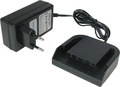 Produktbild von Trade-Shop Universal Akku Ladegerät (18V Li-Ion) Ladestation Schnellladegerät für AEG 18V Akku L1830R B1820R B1830R L1815R BFL18 BHO18 BKS18