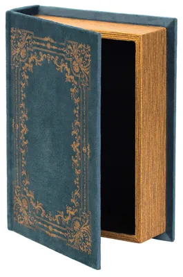 Productafbeelding van Decoratieve vintage opbergdoos in de vorm van een boek