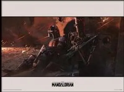 Produktbild von Star Wars: The Mandalorian - Cover - Gerahmter Kunstdruck