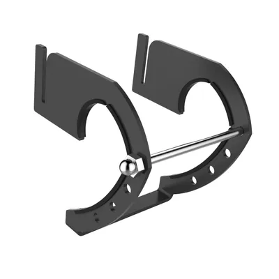 Immagine prodotto di Supporto per bicicletta Knister - Adatto al 99% dei manubri delle biciclette, installazione rapida e semplice senza attrezzi