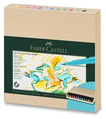 Immagine prodotto di FABER-CASTELL Tuschestift Pitt Artist Pen B 12er A.box