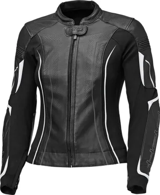 Produktbild von Held Debbie 3 Damen Motorrad Lederjacke, schwarz/weiß, 44